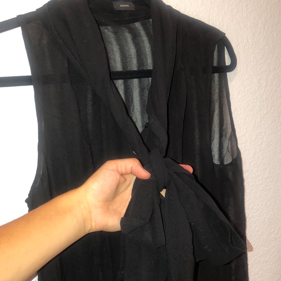 Sheer M/L Joseph tank top blouse - Picture 3 of 4